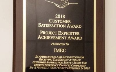 National Grid Recognizes IMEC with Project Expeditor Award for Customer Satisfaction