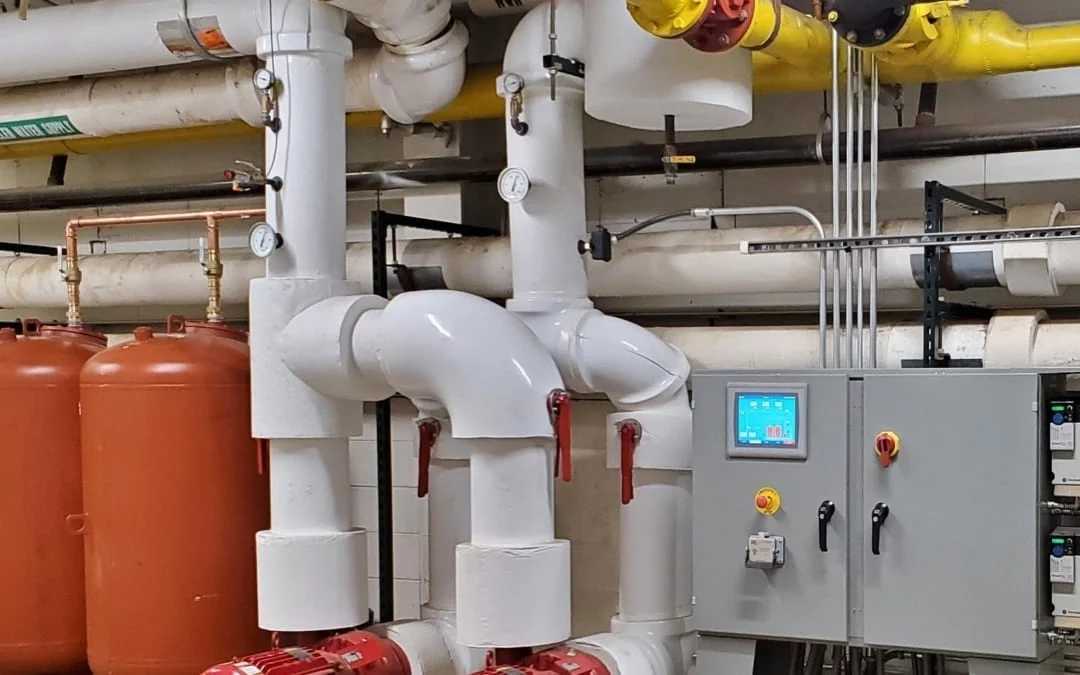 Recent design-build project for a Fortune 500 chemical manufacturer. We replaced an existing boiler and pump system with high efficiency 6,000 BTU condensing hot water boilers (18,000 BTU total) saving the customer 52,000+ Therms per year amounting to $52,325 saved per year. We redesigned and repiped the system, eliminating 3 pumps and saving an additional 16,000+ KWH. The customer also received a $75,000 utility rebate from the power company. #boilers #hotwaterboilers #boilersystems #sustainablemechanicalengineering